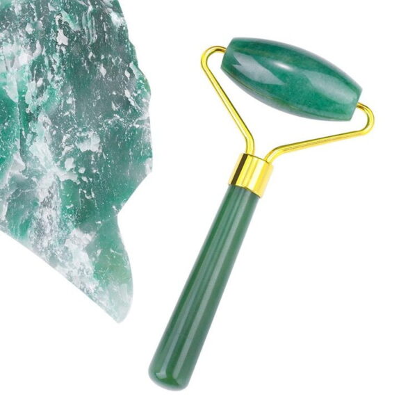 Green Aventurine Single Head Jade Roller - Image 4