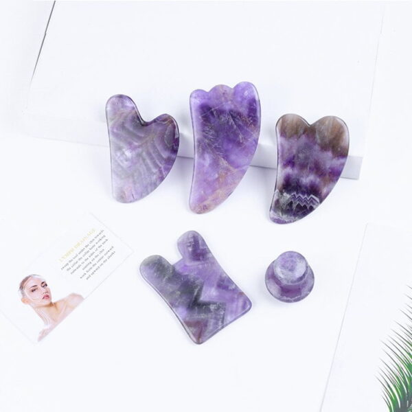 amethyst gua sha