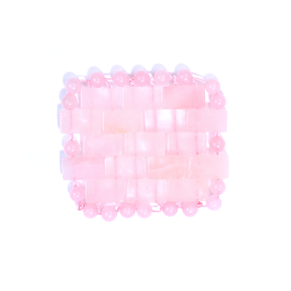 rose quartz eye mask