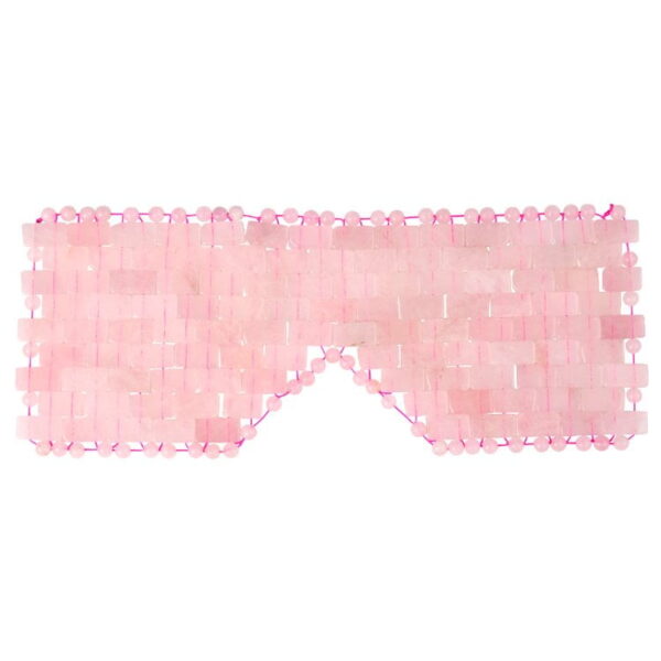 rose quartz eye mask