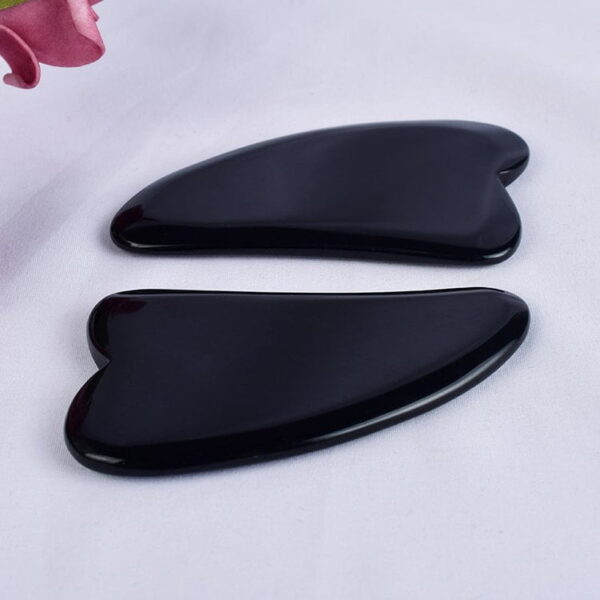 black obsidian gua sha