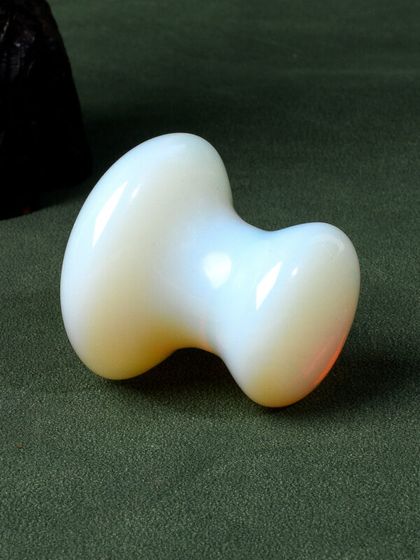 Mushroom Shape Opalite Gua Sha Massage Tool - Image 2